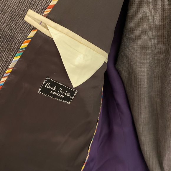 Modern Dark grey/Brown/Purple Paul Smith Blazer - Picture 2 of 2